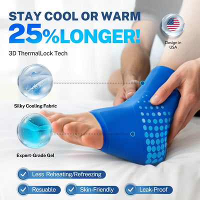 NeuvaLabs Ankle Ice Pack Wrap