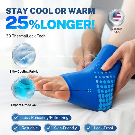 NeuvaLabs Ankle Ice Pack Wrap