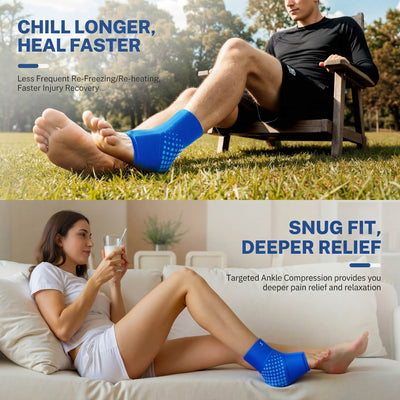 NeuvaLabs Ankle Ice Pack Wrap